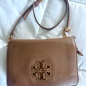 Tory Burch Tan Leather Crossbody Bag